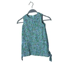 Classic Lilly Pulitzer girls Sz 4 shift dress Cotton Rainbow Lighthouse